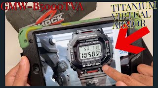 The New GMWB5000TVA GShock TITANIUM VIRTUAL ARMOR Watch  Pre Order Retail Release Info amp More [upl. by Ynahteb]