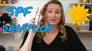 DRMTLGY Skincare 🌞 Universal Tinted Moisturizer SPF 46 Sunscreen Review and How to Use [upl. by Salesin]