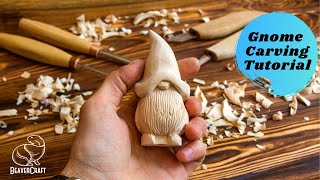 Wooden Gnomes Carving Tutorial [upl. by Judith923]