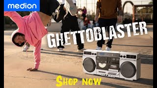 MEDION LIFE P66538 80‘ Retro Boombox [upl. by Etnad]