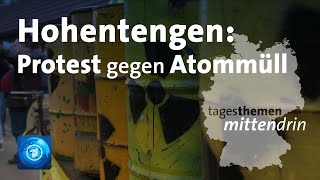 Hohentengen Protest gegen geplantes Atommülllager  tagesthemen mittendrin [upl. by Sweatt]