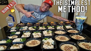 How To Meal Prep For The Entire Week  Bodybuilding Shredding Diet Meal Plan [upl. by Beatrisa915]