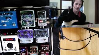 Electro Harmonix Iron Lung Vocoder Review Bass Effects Pedal Demo [upl. by Irmina]