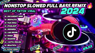 🔥NEW  NONSTOP REMIX LATEST TIKTOK VIRAL SLOWED FULL BASS REMIX 2024 [upl. by Jerri]