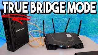 TRUE Bridge Mode Your ISP keeps this a secret Gateway Router Setup [upl. by Marieann]