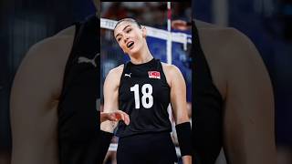 Zehra Gunes💞 Turkish volleyball 💕zehragunes volleyball short viralshort [upl. by Tarah]