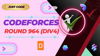 D Slavics Exam Solution  CODEFORCES ROUND 964 DIV4 SOLUTION [upl. by Gery]