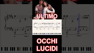 OCCHI LUCIDI  ULTIMO  ritornello al pianoforte shorts [upl. by Ettenwahs]