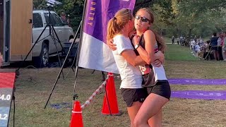 Watch now Maquoketas Izzy Hardin wins cross country meet in DeWitt Joley Sullivan of Davenport [upl. by Runkle]