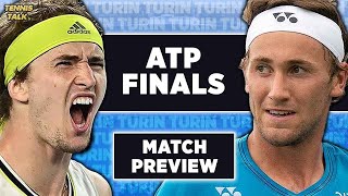 Zverev vs Ruud  ATP Finals 2024  Tennis Preview amp Prediction [upl. by Tarra232]