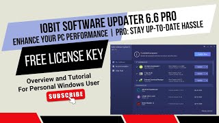 Enhance Your PC Performance with IObit Software Updater 66 PRO Stay UptoDate HassleFree [upl. by Htebzil464]