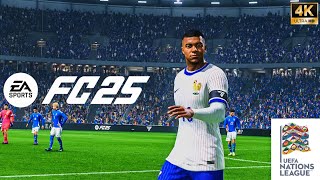 FC 25  Italy vs France  UEFA Nations League 2024  PS5™ 4K60fps [upl. by Hannavas]