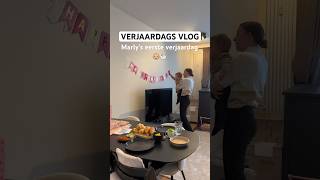 Marly’s eerste verjaardag 🥹🎂 dreumes babyvlog minivlog dagvlog mamavlog eersteverjaardag [upl. by Nive]