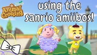 Étoile and Marty Move in Sanrio Amiibos  Animal Crossing New Horizons [upl. by Ignatia]