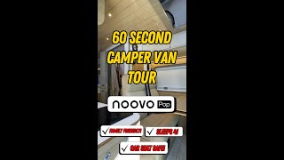 60 second Camper Van Tour The 4 person Noovo Pop [upl. by Cynthea]