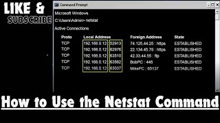 How to Use the Netstat Command [upl. by Harehs]