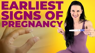 Earliest Signs Of Pregnancy that you didnt know about Pregnancy Symptoms BEFORE MISSED PERIOD [upl. by Einnel]