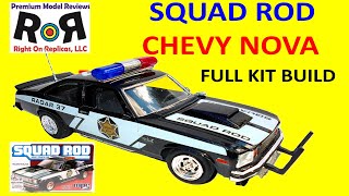 Squad Rod Chevy Nova 125 Scale MPC 851 Full Build and Review [upl. by Eelyma505]