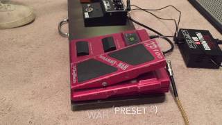 XP 100 Whammy Wah Preset and Shoe Showcase [upl. by Dottie]