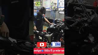 Suzuki bike Service centre 🏍️🏍️mychannel youtubeshorts virlvideo flowme [upl. by Yendic]