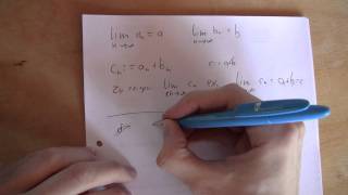 Mathematik  Folgen  Grenzwert  Summenregel [upl. by Skyler]