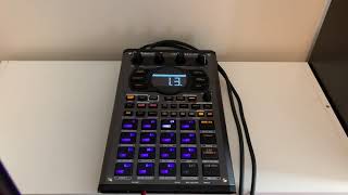 Roland SP404MkII  Techno Jam with Stock Samples [upl. by Meyers]