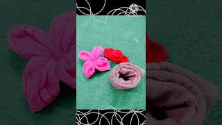 Towel flower for washclothtowel Art youtubeshorts shorts subscribe viral trending flowers [upl. by Rehotsirhc]