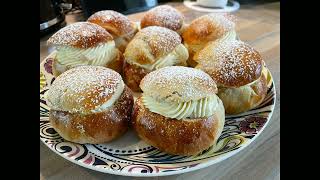 Semlor Scandinavian Lenten Buns [upl. by Alleirbag]