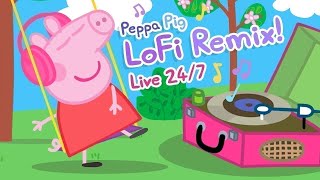 Lofi Peppa Pig Radio 🐷 Lofi Music for Kids Live Stream 247 [upl. by Tybi]