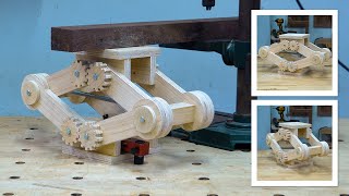 Build Your OWN Wooden Lifting Table With These Woodworking Tricks [upl. by Lillith]