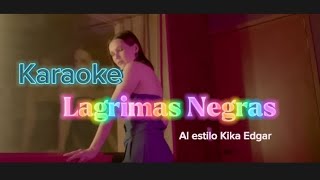 Lagrimas negras Karaoke [upl. by Verine]