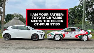 Toyotas Rally Heroes GR Yaris meets Celica GTFour ST185 in Singapore [upl. by Naerad151]