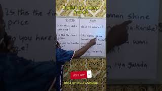 koyon turanci English to Hausa Part 40 learnenglish facebookreels [upl. by Valle]