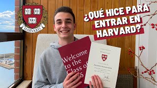 ¿QUÉ HICE PARA ENTRAR EN HARVARD  Proceso de admisión estudiar en universidad de Estados Unidos [upl. by Shandy]