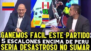 ¡SOBERBIOS PERIODISTAS COLOMBIANOS SE VEN GANADORES ANTE PERU PREVIO AL PERU VS COLOMBIA [upl. by Razatlab715]