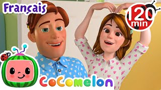 Calins et bisous  CoComelon en Français  Chansons pour bébés [upl. by Robinette]