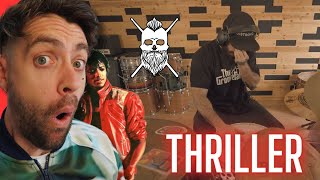 quotUK Drummer REACTS to MICHAEL JACKSON  THRILLER  DRUM COVER BY EL ESTEPARIO SIBERIANO REACTIONquot [upl. by Novit]