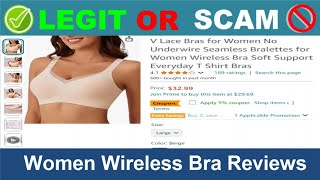 Women Wireless Bra Reviews  Oct 2024 Beware of Scam Watch Now [upl. by Valer650]