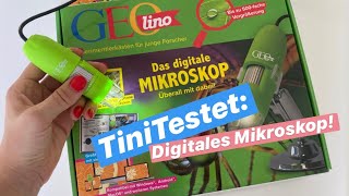 TiniTestet Digitales Mikroskop von GEOlino Macht aus MiniInsekten große Gruselmonster 😄 [upl. by Ecaroh479]