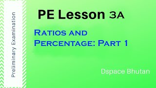 PE Lesson 3A ratios and percentage [upl. by Omor139]