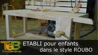 Travail du bois  construction dun établi simple  building a simple workbench [upl. by Gader]