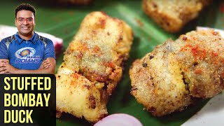 Stuffed Bombay Duck  How To Make Stuffed Bombil  Fish Recipe  Indian Culinary League  Varun [upl. by Nastassia300]