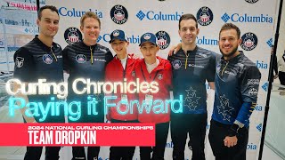 CURLING CHRONICLES  PAYING IT FORWARD with TEAM DROPKIN [upl. by Caitrin]