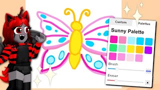 Speed Draw Sunny Colors Only  Roblox [upl. by Anitnelav]