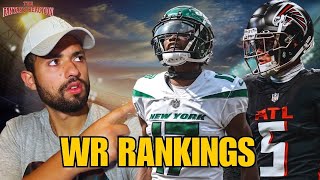 Ranking the Top 20 Wide Receivers  The Fantasy Reaction Show [upl. by Des215]