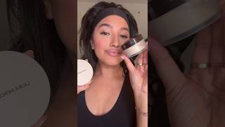 BLURRING SETTING POWDER using Laura Mercier Translucent Pressed Powder reels makeup [upl. by Kcireddor]