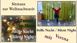 Sitztanz mit Tücher zu Weihnachten  Stille Nacht  Silent Night  Tanzen im Sitzen [upl. by Nert]