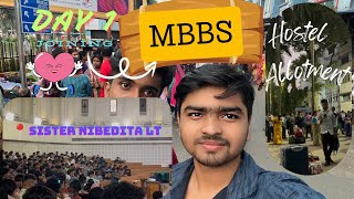 MBBS DAY 01 🔥  NRS MEDICAL COLLEGE  KOLKATA  ORIENTATION HOSTEL DrAnujPachhelAhanaBiswas [upl. by Nikolos]