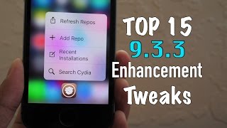 Top 15 Enhancement Tweaks Free iOS 933 [upl. by Limber801]