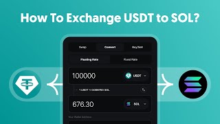 How To Convert Tether USDT To Solana [upl. by Curnin407]